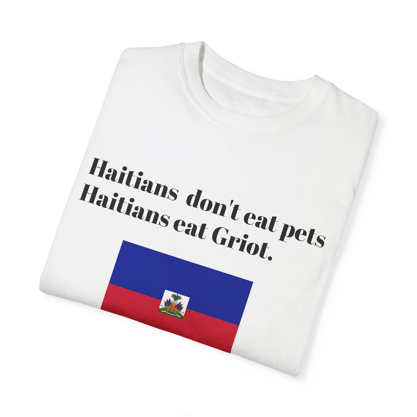 Haitians say no to racism T-shirt