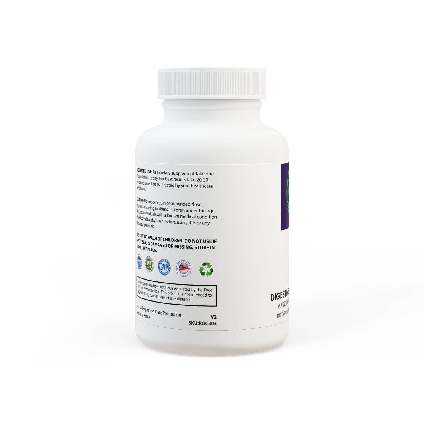 Digestive Enzyme Blend Supplement (60 Capsules)