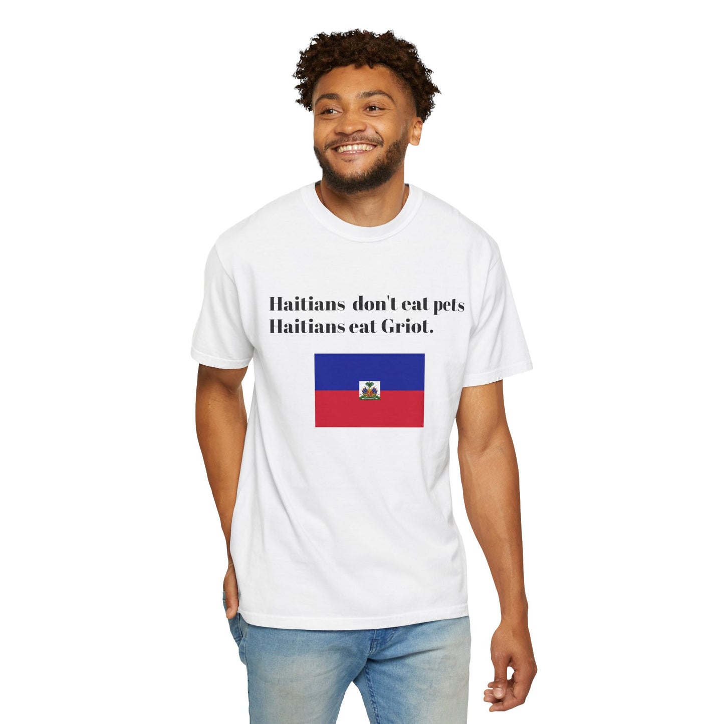 Haitians say no to racism T-shirt