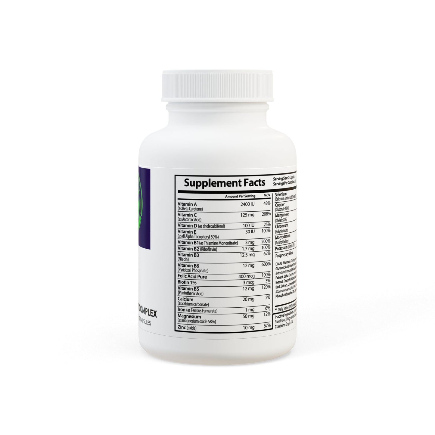 Brain Support Complex Supplement (60 Capsules)