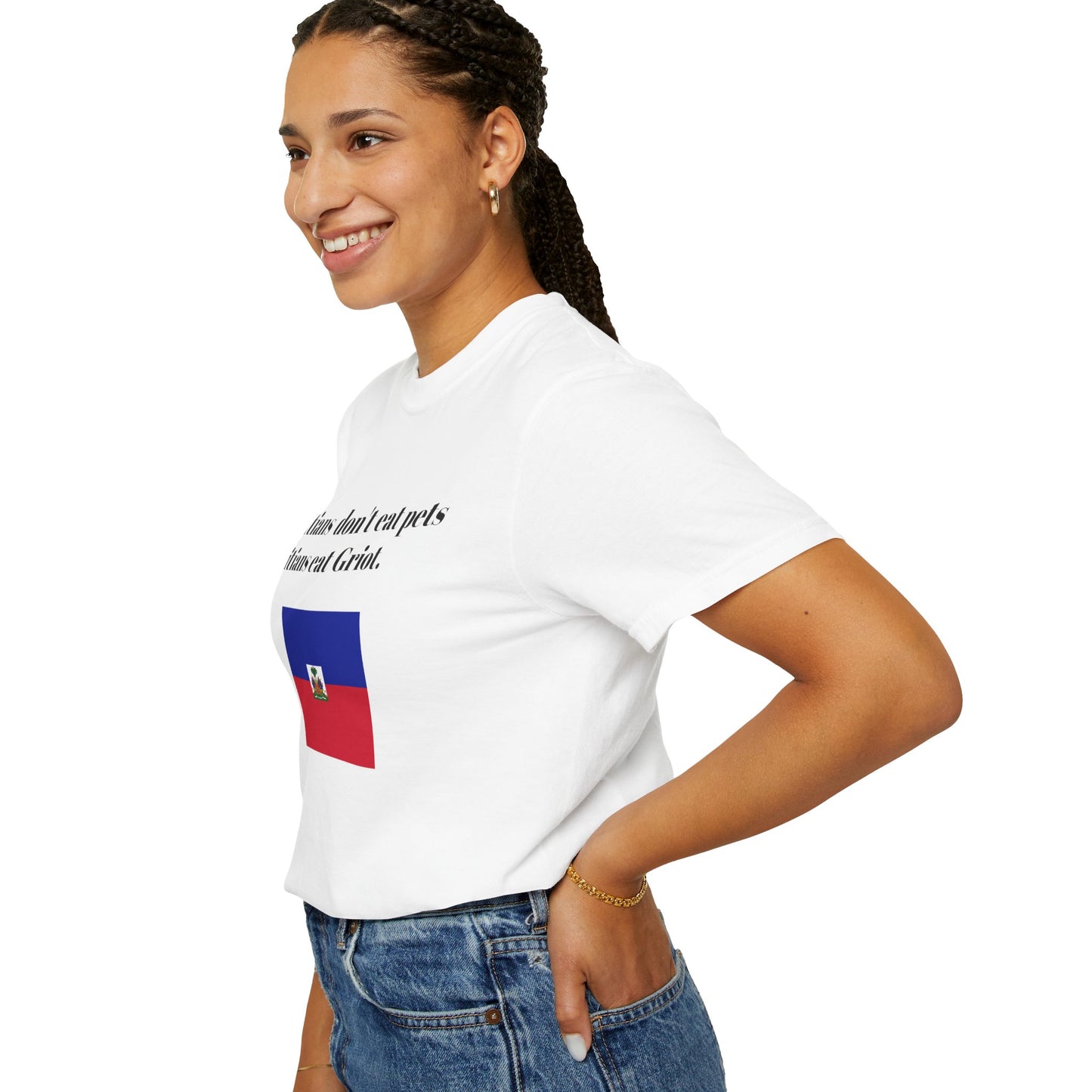 Haitians say no to racism T-shirt