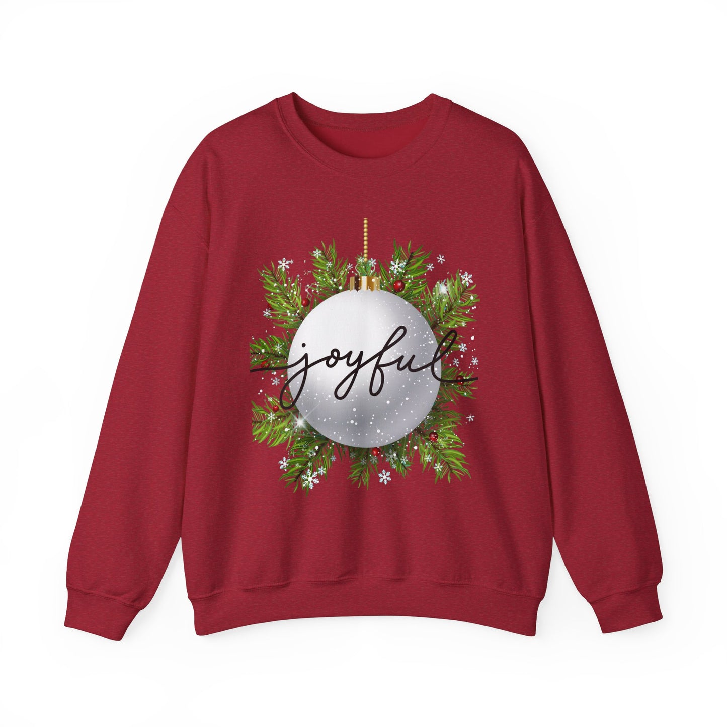 Christmas Sweatshirt, Holiday Crewneck Jumper, Festive Xmas Sweater, Winter Pullover, Cozy Unisex Sweatshirt